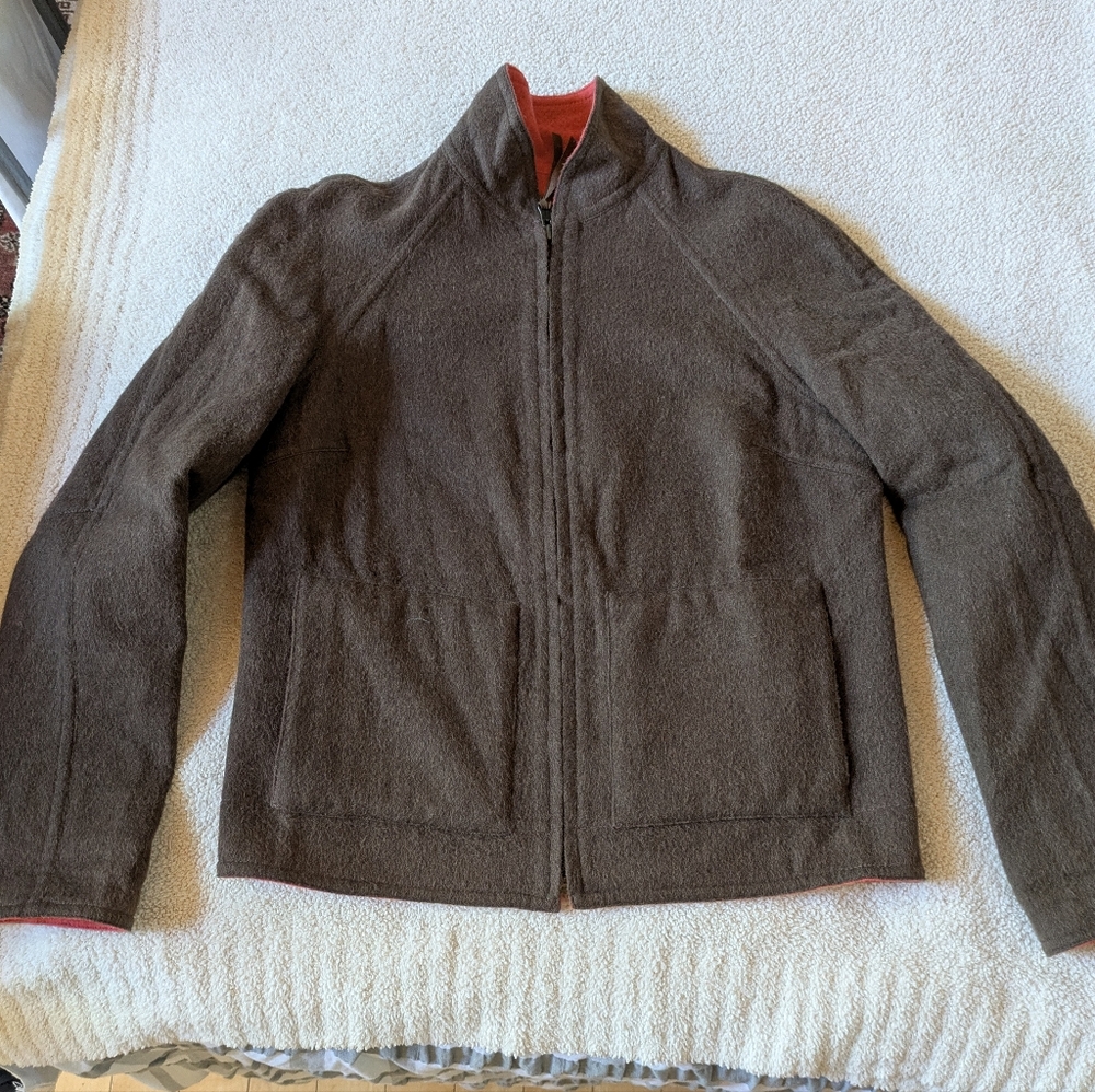 Barry Bricken Alpaca Wool Jacket, Xs